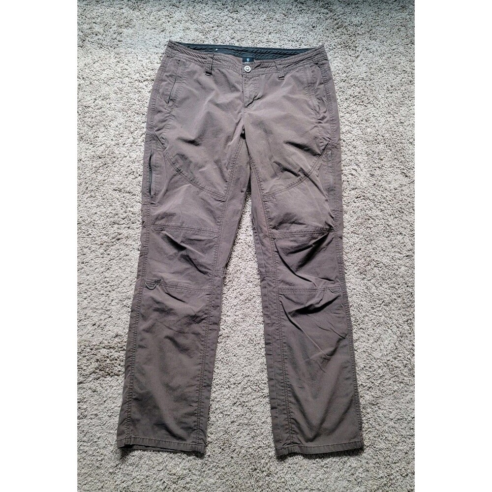 Kuhl Legendary Roll Up Pants Womens 12 Reg Brown Outdoor Hiking Convertible